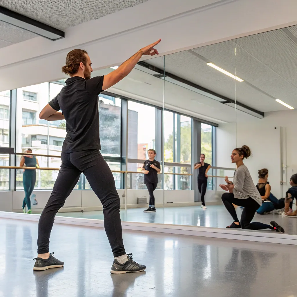Experienced dance instructor teaching at WAVECORE